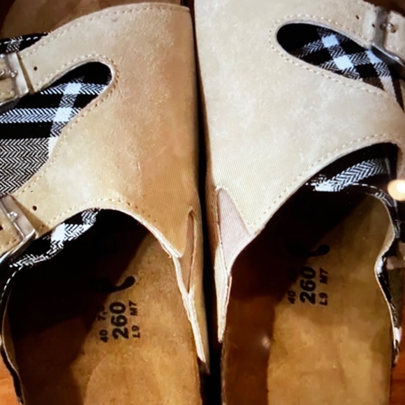 Birkenstock Unique Plaid NWOT - Picture 7 of 7